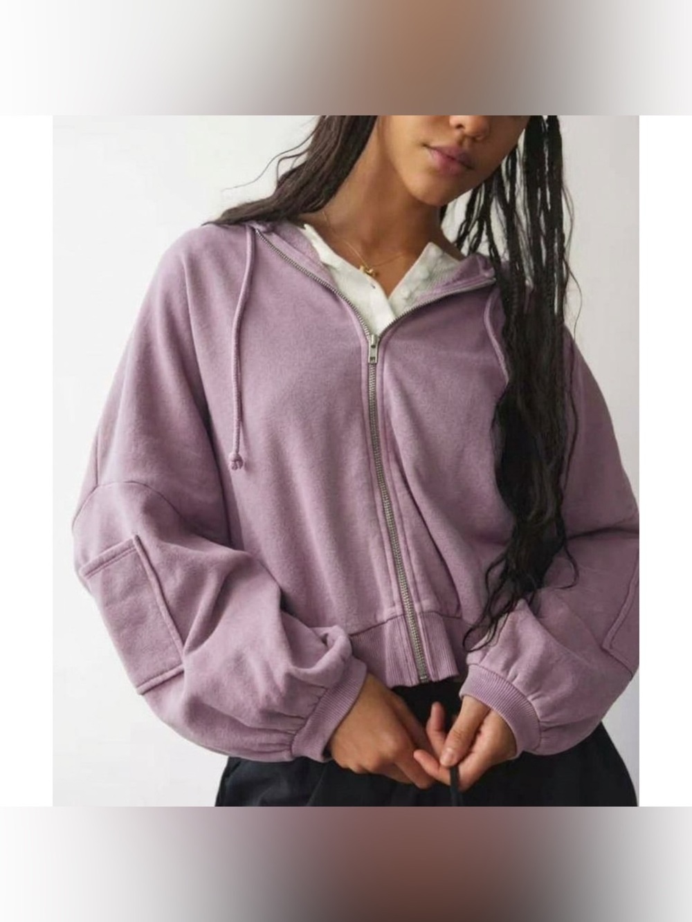 Urban Outfitters Out From Under Favorite Zip Through Hoodie
